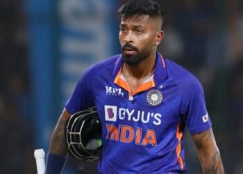 Hardik Pandya of India during the 1st T20I match between India and South Africa held at the Arun Jaitley Stadium, Delhi on the 9th June 2022

Photo by Deepak Malik/ Sportzpics for BCCI