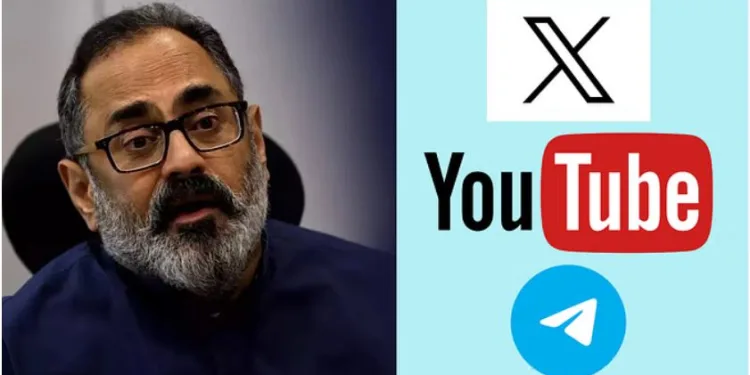 central Govt issues notices to X YouTube Telegram to remove adult material from their platforms in India
