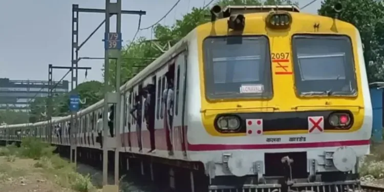 Man falls from local train in between diva and kopar station