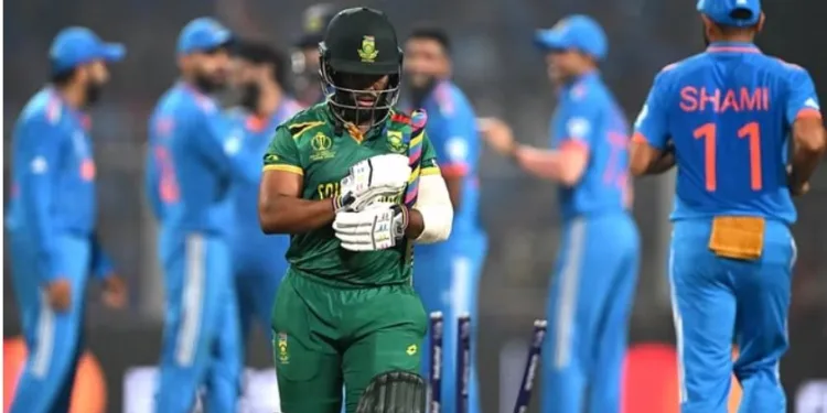 India vs South Africa World Cup 2023 Jadeja runs riot at Eden IND win by 243 runs