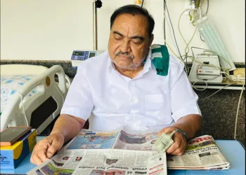 Eknath khadse health is stable and good