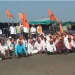 Protest for maratha reservation on belha jejuri road pune