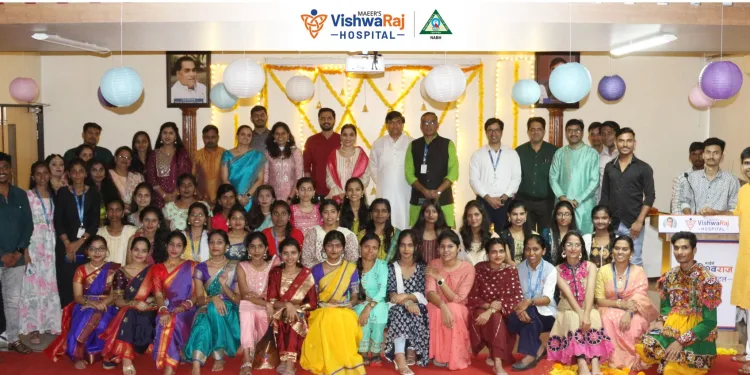 Diwali celebrated in vishwaraj hospital loni kalbhor