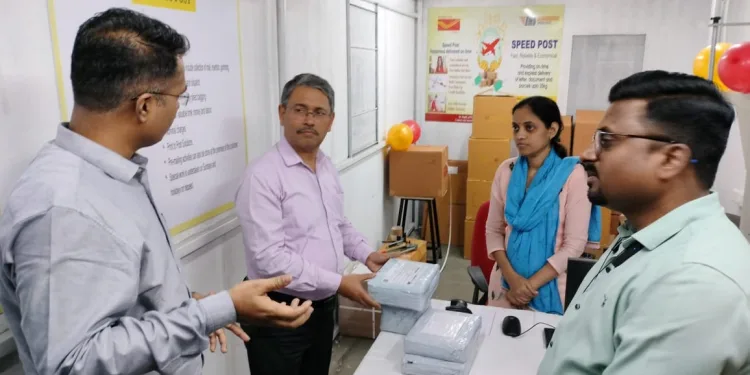 Market yard post office starts international parcel service pune