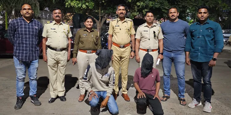 Two people arrested by police looting drivers in ahmednagar