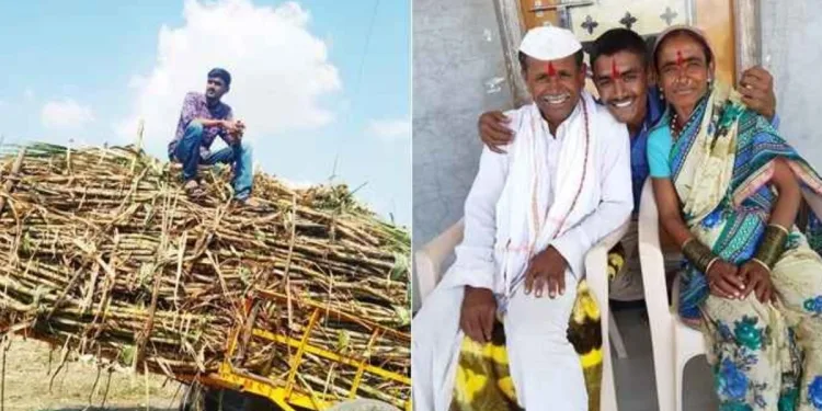 Sugarcane cutter farmers son passed MPSC exam