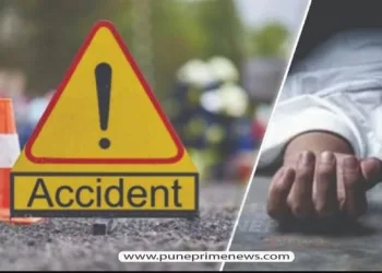 Youth died in road accident vadgaon pune