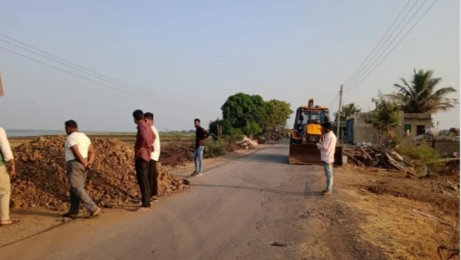 Diksal bridge work started solapur pune highway