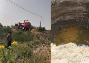 petrol-diesel streams in well damage farming loni kalbhor pune