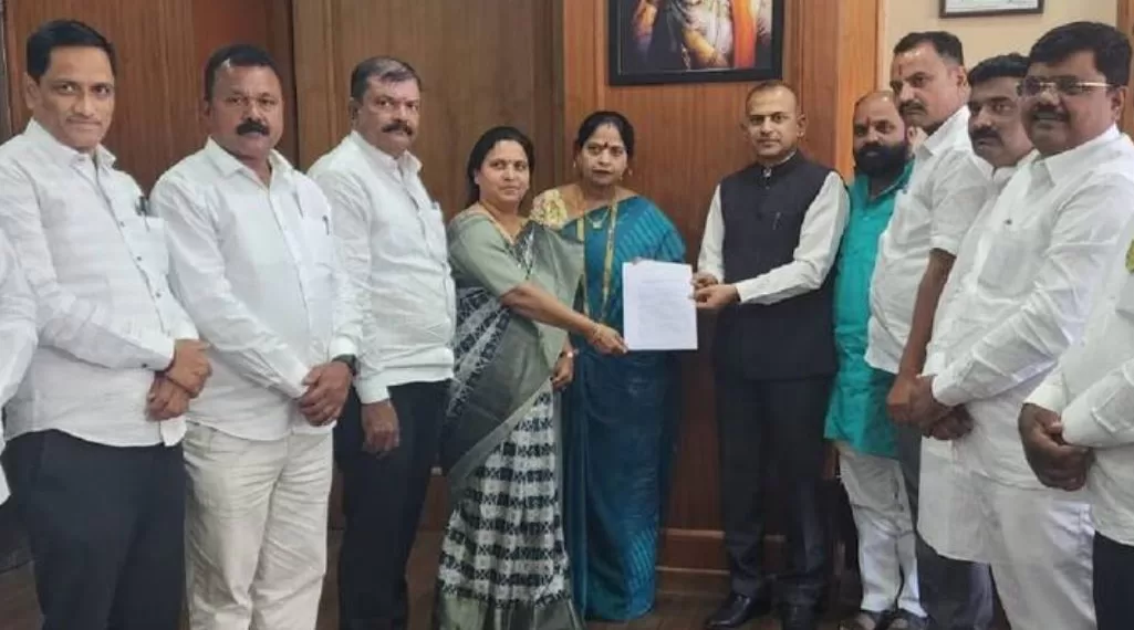 Pune BJP and Shinde faction members complaint against ajit pawar to district collector