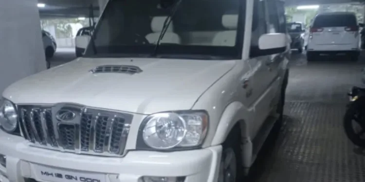 Vitthal shelar Bullet proof Scorpio seized by pune police in sharad mohol murder case