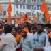 Stone pelting on shops during hindu jan aakrosh morcha in solapur