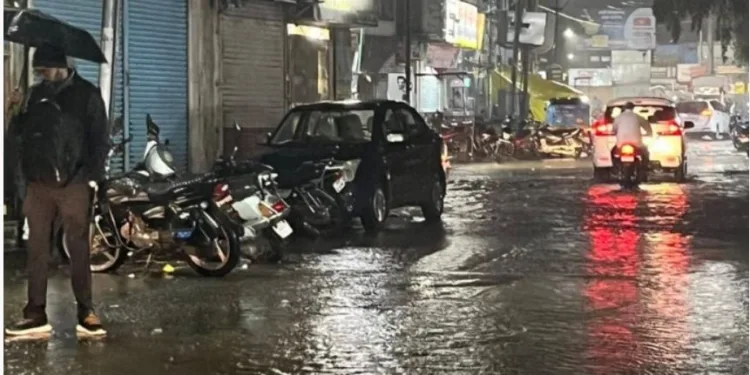 Heavy Rain In Ahmednagar for an hour