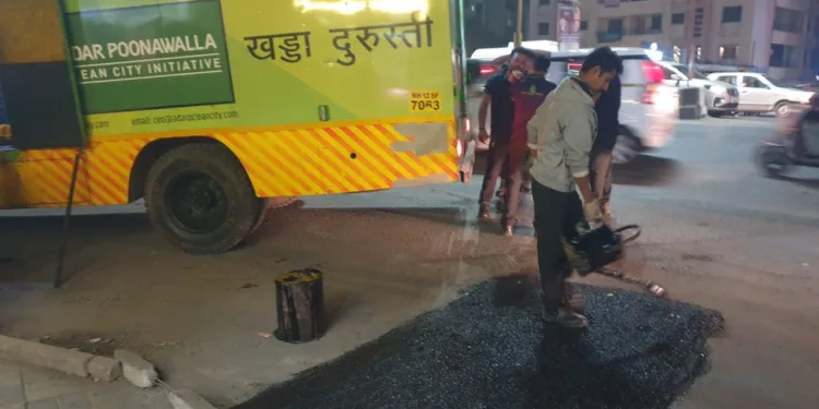 adar-poonawalla-foundation-repairs-potholes-under-clean-city-initiative-loni-kalbhor