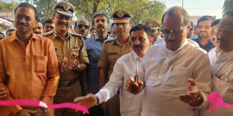 Ajit Inaugurates uruli kanchan police station pune