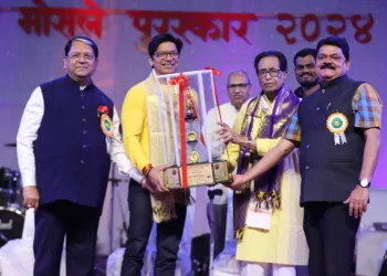 Singer Shaan felicitated with Asha Bhosale Award pimpri chinchwad pune