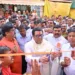 Raj Thackeray inaugurates sabha mandap and bhakti shakti sculpture ozar pune