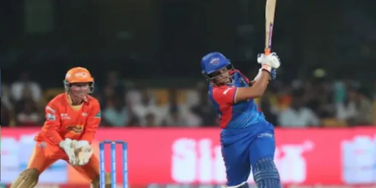 Delhi Capitals beat Gujarat Giants by 7 wickets make direct entry into the final