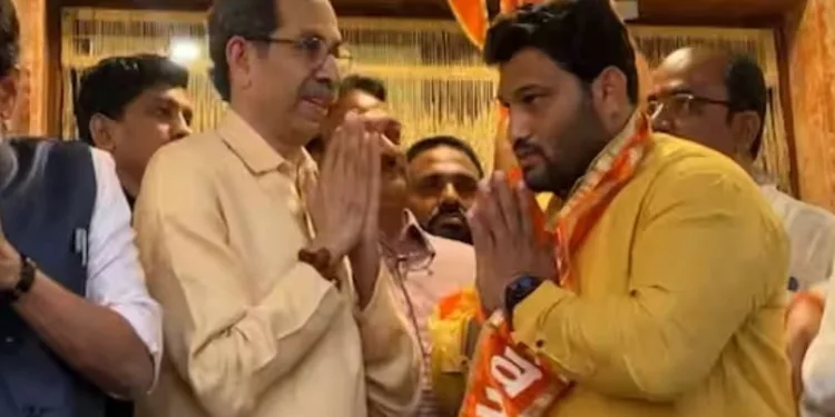 Chandrahar Patil joins shivsena uddhav balasaheb Thackeray ahead of loksabha election