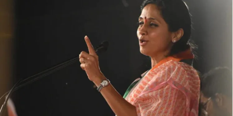 Supriya Sule criticized ajit pawar and sunetra pawar in Pune