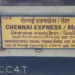 ornament bag stolen from chennai mumbai express