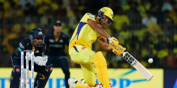 Chennai Super Kings vs Gujarat Titans Dube, Ravindra help CSK rack up 206