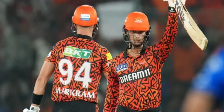 SRH vs MI Head Abhishek Sharma Klaasen power SRH to IPL highest of 277