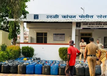 uruli kanchan police seized 4500 litre illegal leaker pune