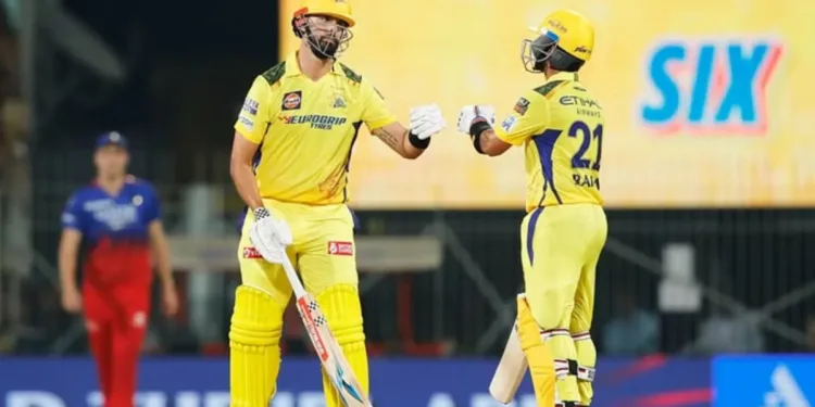 Ruturaj Gaikwad off to winning start CSK captain as RCB lose by six wickets