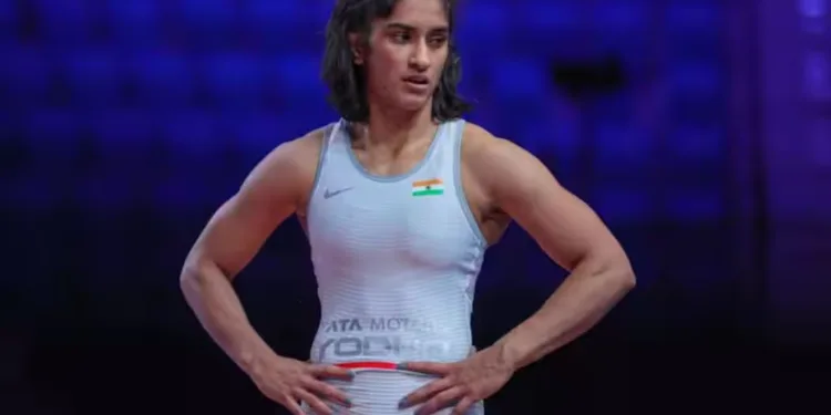 Vinesh Phogat loses 0-10 to junior wrestler Anju in the semifinals of 53 kg category