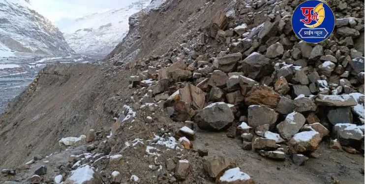 Manali-Leh highway blocked after major landslide at Sissu in Lahaul and Spiti