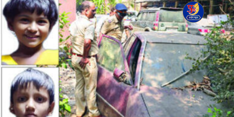 two sibling died as locked inside the car in mumbai