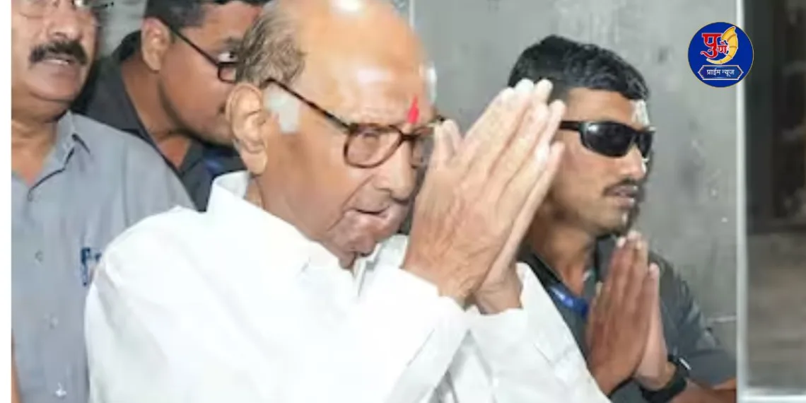 Sharad Pawar takes blessing from pandurang in pandharpur