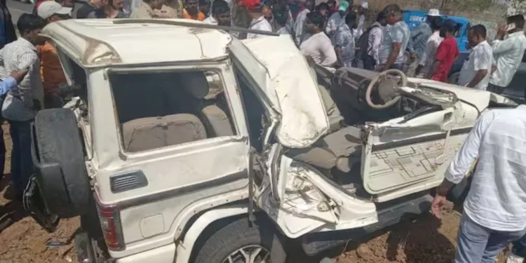 five people died in accident on nashik-dindori road