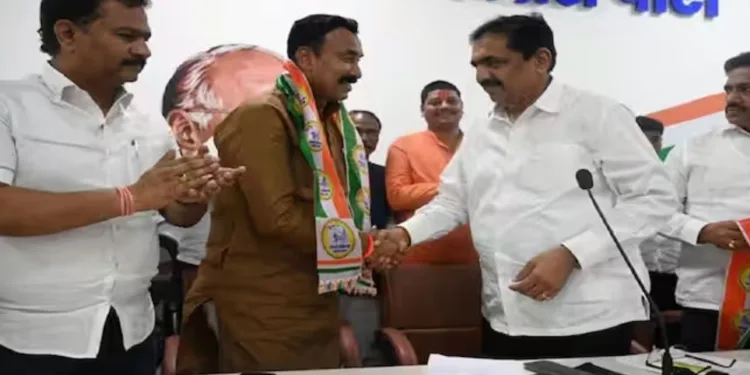 shivena Madha Samparkpramukh Sanjay kokate joins NCP-sharadchandra Pawar