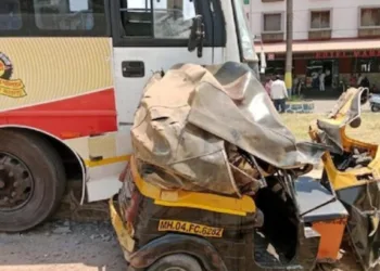 three died in auto rikshaw and Shivshahi Bus Accident raigad