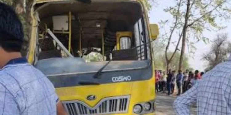 6 Children Dead As Schoolbus Overturns In Haryana Driver Allegedly Drunk