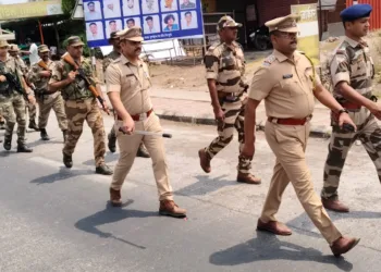 Daund Police Route March pune