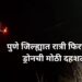 Drones are flying in pune district at night