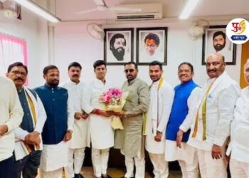 Shrikant shinde elected as party leader and shrirang barne appointed as chief whip