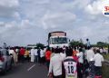 5 woman died and two injured as truck hits on pandharpur karad road sangola