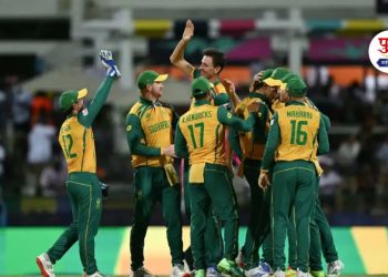 South Africa knock West Indies out to enter semi-final with nervy win