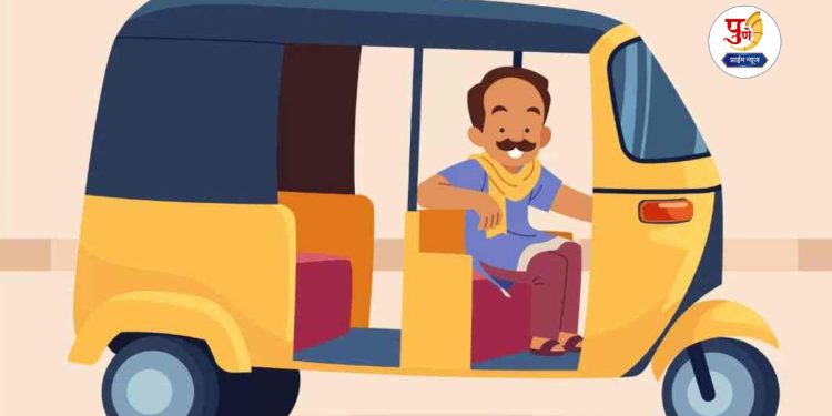 pune traffic police sends notice to auto rikshaw driver without helmet penalty