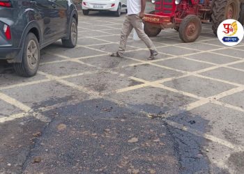 Road repairing worked started in PCMC after heavy rain