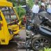 A School Bus carrying 15 students collided with a car at BIT road in Pimpri-Chinchwad