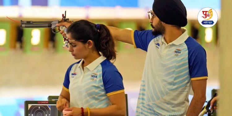 Paris Olympics 2024 second bronze for Manu Bhaker as India cruise past South Korea in air pistol mixed team