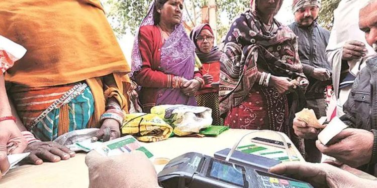 offline distribution of goods at shops due server error ePOS in Maharashtra