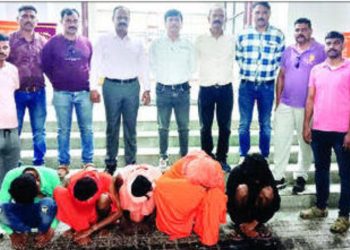 Gange arrested by vardha local crime branch