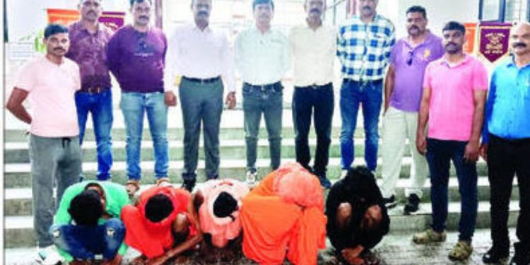 Gange arrested by vardha local crime branch