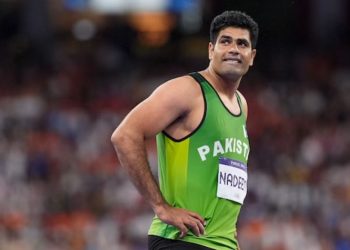 Olympic Gold Medallist Arshad Nadeem Caught On Camera Meeting Pakistani Terrorist, Video Goes Viral